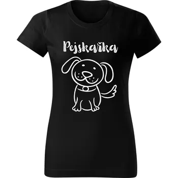 Dámské tričko Chrápátko Dámské tričko PEJSKAŘKA Velikost: XS, Barva: Khaki