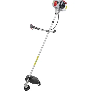 Dedra DED8717 Motorová kosa 1,45kW 52cc popruhy, obličejový štít, 3x hlava, struna, čepel 3T (trojzubec), palivová nádrž