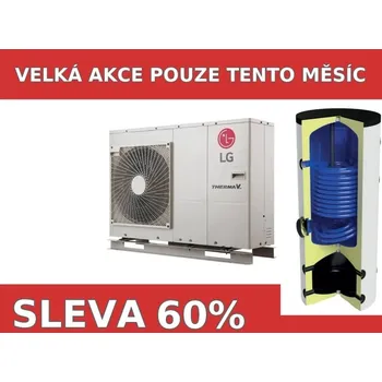Tepelné čerpadlo LG ThermaV Monoblok s instalací s TUV Velikost: HM091MR.U44 - 9 kW