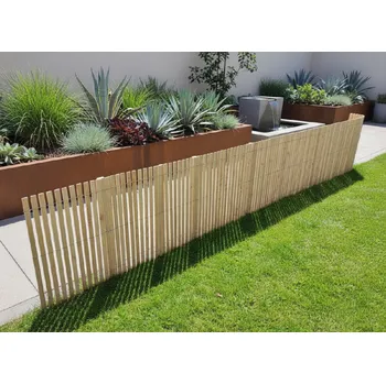 Plot Dřevěná rohož- KLASIK, výška 70 cm Výška x délka: 70 x 300 cm přírodní