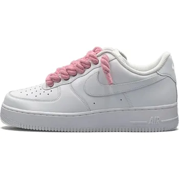 Pánské tenisky Nike Air Force 1 Low "White Rope Laces Pink" Velikost: 45.5