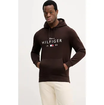 Dámská mikina Mikina Tommy Hilfiger MW0MW41427 hnědá 88X, vel. M