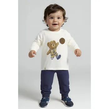 Dětská móda Dětské tepláky Mayoral 704.3E.Baby.9BYA námořnická modř 59X, vel. 86