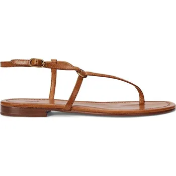 Dámské sandále Kožené sandály Polo Ralph Lauren Plo Rng Br Sandal 818932586001.200 hnědá 88X, EUR 38