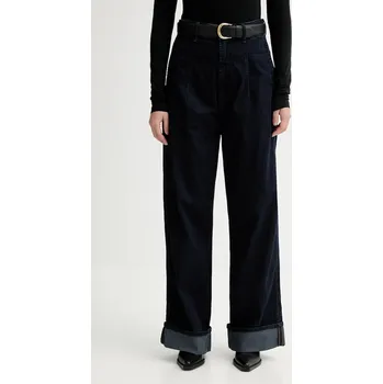 Džíny G-Star Roos Chino Loose dámské, high waist, D27705-D536 D27705.D536 námořnická modř 59J, vel. 30/30