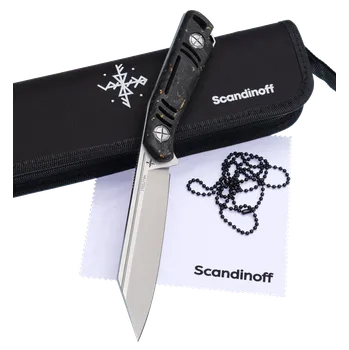 lovecký nůž Pevný nůž Steeleton 130 - Nordic Stars