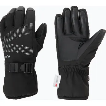 Rukavice Dámské lyžařské rukavice KADVA Mountain Flow Pro kůže 3M Thinsulate black