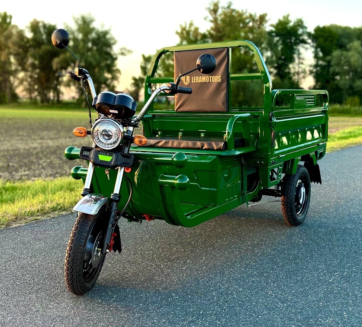 Leramotors Elektrická tříkolka Leramotors tuk tuk cargo G1 1000W 60V - zelená