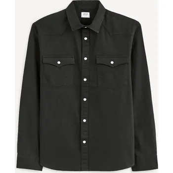 Celio Džínová košile Cadenlo 1113220 Černá S