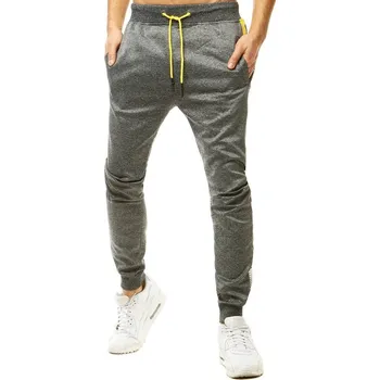 Pánské kalhoty Pánské teplákové kalhoty tmavě šedé Dstreet UX2779 L