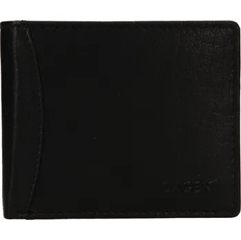 Peněženka pánská peněženka kožená W-8120-černá - BLK