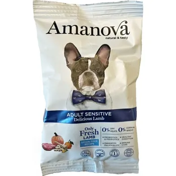 Krmivo pro psa Vzorek Amanova Dog Adult Sensitive Lamb & Pumpkin GF 100 g