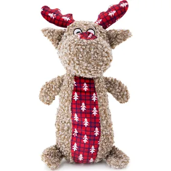 Hračka pro psa FLAMINGO Vánoční plyšový sob, 35 cm
