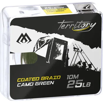 Mikado Potahovaná Šňůrka Coated Braid 25 lb -Camo Zelená