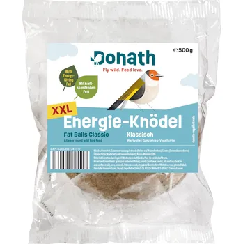 Krmivo pro ptáka 500g Donath Energy lojové koule XXL bez síťky - klasické