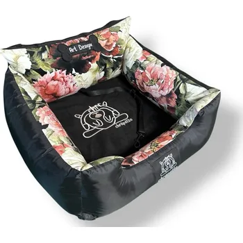 Pelíšek pro psa Autosedačka pro psy ART Peonies Velikost: 50x50/35x35