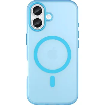 Pouzdro na mobilní telefon Matný průsvitný kryt s MagSafe pro iPhone 17 - modrý