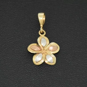 Přívěsek Zlatý přívěsek kytka