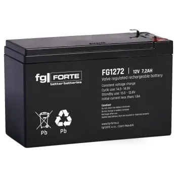 Trakční baterie FG-Forte FG1272 - 12V / 7,2Ah, kontakt F2 (Staniční bezúdržbový akumulátor)