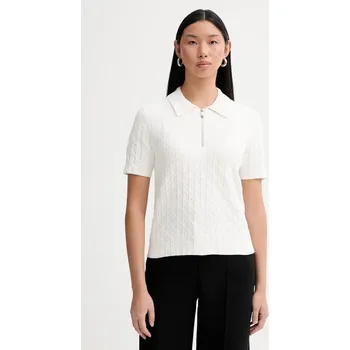 Polo tričko Calvin Klein LV044E325G béžová 01B, vel. S