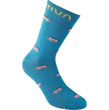 Pánské ponožky Ponožky La Sportiva Outdoor Fun Socks Turchese/Fucsia 41-43 EU