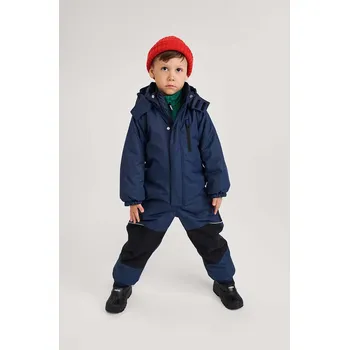dívčí zimní kombinéza Dětská zimní kombinéza Reima Kaunisto tmavomodrá barva, 5100157E 5100157E.9BYH 59X, vel. 98