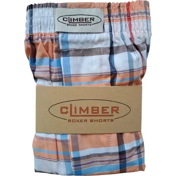 Trenýrky Climber 3100-ORA4 oranžové pánské popelínové trenýrky Barva: oranžová, Velikost: XL
