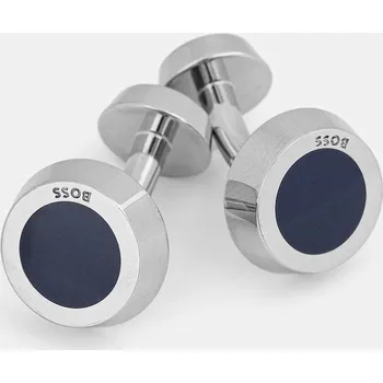 Manžetový knoflíček Manžetové knoflíčky BOSS B-SIMONY-CUF pánské, 50539967 stříbrná SLV, vel. ONE SIZE