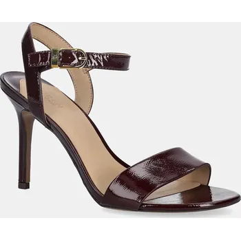 Dámské sandále Kožené sandály Lauren Ralph Lauren Gwen 802962180004.600 červená 92X, EUR 38