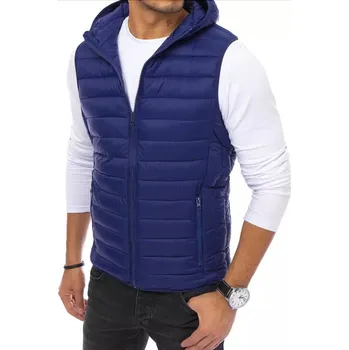 Pánská vesta Pánská vesta tmavě modrá Dstreet TX3938 XL