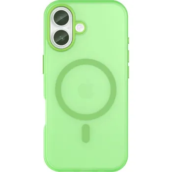 Pouzdro na mobilní telefon Matný průsvitný kryt s MagSafe pro iPhone 17 - zelený