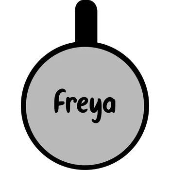 psí známka Chrápátko Psí známka DogTag Round Simply Barva: Royal blue