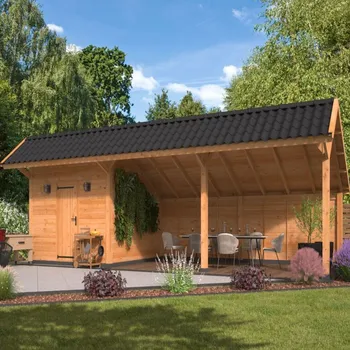 Zahradní altán Montovaná chata Bergen 7 XL Tuindeco