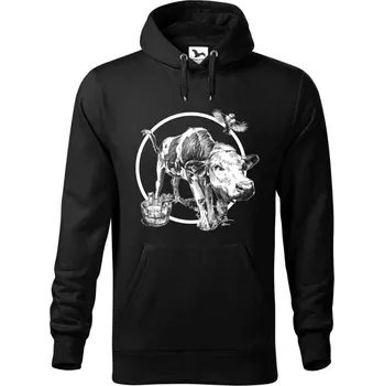 Dámská mikina Mikina - Tele Barva: Černá (01), Velikost: XXL, Střih: Pánské