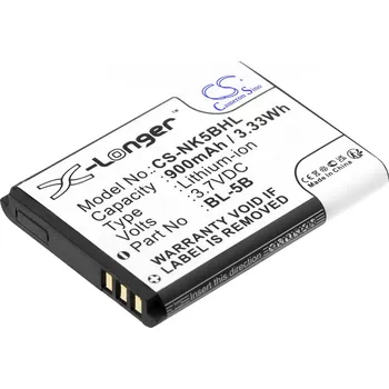 Baterie pro mobilní telefon Baterie Cameron Sino CS-NK5BHL pro Nokia 5500 - neoriginální