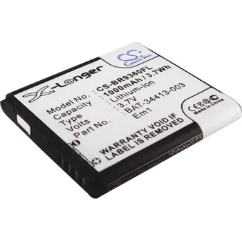 Baterie pro mobilní telefon Baterie Cameron Sino CS-BR9360FL za Blackberry EM1 - neoriginální