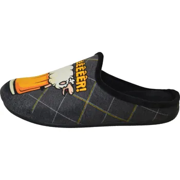 Pánské pantofle Obuv pánská domácí PEON AN/483-142 vzor pivo (Pánská domácí obuv)