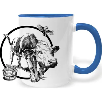 Hrnek - Tele Barva: Modrá