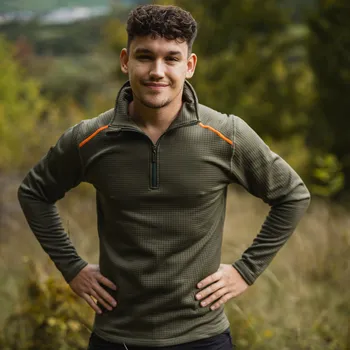 Pánské tričko TERMOVEL Pánský rolák LAUREN khaki VELIKOST: 3XL