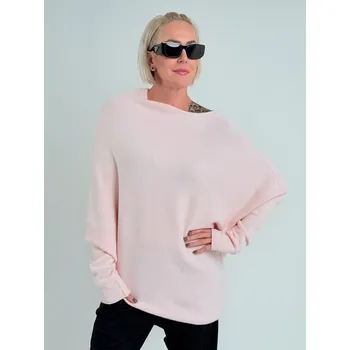 Dámský svetr Voga Móda Baby pink svetr BOLT Baby růžová, UNI S-XL