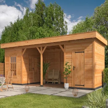 Přístřešek na auto Montovaná chata Oslo 12 L Tuindeco