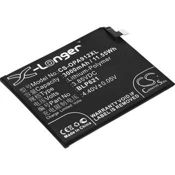 Baterie pro mobilní telefon Baterie Cameron Sino CS-OPA912XL pro Oppo R9s - neoriginální