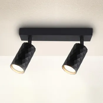 Bodové svítidlo Brilagi - Bodové svítidlo SELE DIAMANT 2xGU10/30W/230V černá