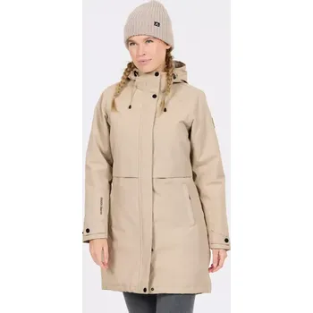Dámská casual bunda Dámská parka Whistler Mullie velikost 40 simply taupe