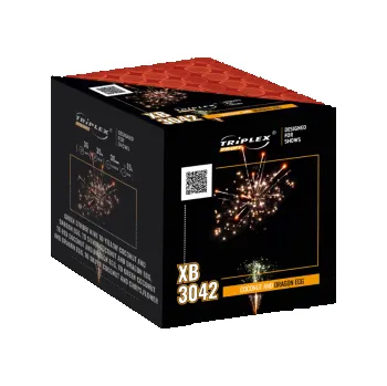 Zábavní pyrotechnika Triplex Baterie 36 ran F3 CHRYSANTHEMUM FLOWER - Baterie 36 ran XB3042