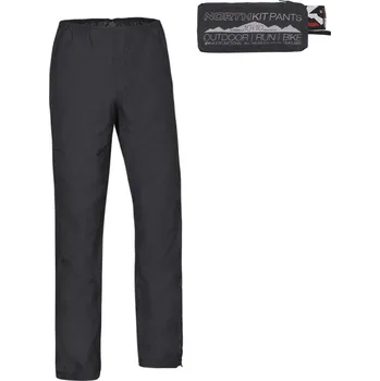 Pánské kalhoty Pánské voděodolné sbalitelné outdoorové kalhoty NORTHFINDER Northkit černé Černá L