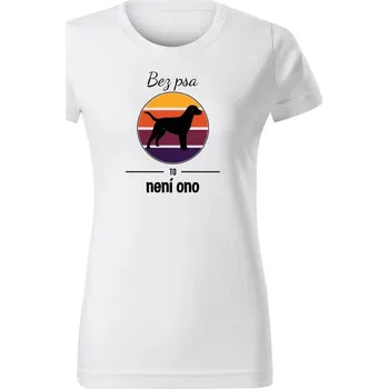 Dámské tričko Chrápátko Dámské tričko BEZ PSA TO NENÍ ONO Velikost: L, Barva: Khaki