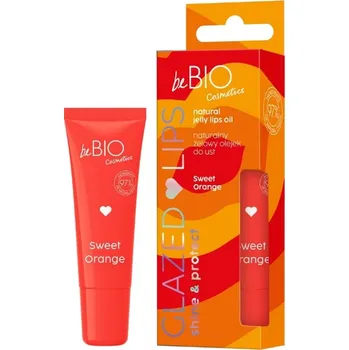 Lesk na rty BeBio Ewa Chodakowska Glazed Lips Přírodní gelový olej na rty sladká Orange 10ml