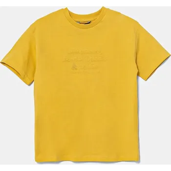 Chlapecké tričko Dětské tričko Mayoral žlutá barva, s potiskem, 6010 6010.7D.Junior.PPYA 17X, vel. 166