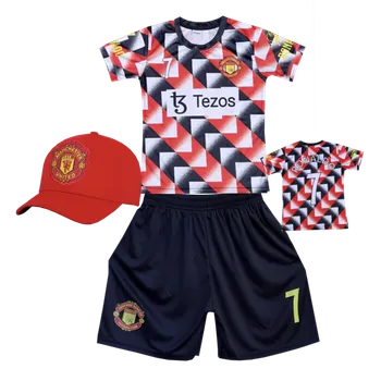 Numberoplus Dětský fotbalový dres + fotbalová kšiltovka Manchester United FC - Cristiano Ronaldo.CR.07 Velikost: 14 let ( vel.158)